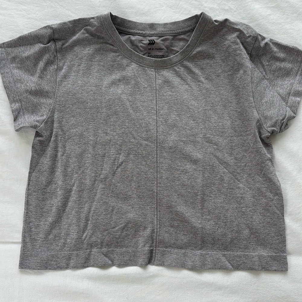 All in motion cropped workout top